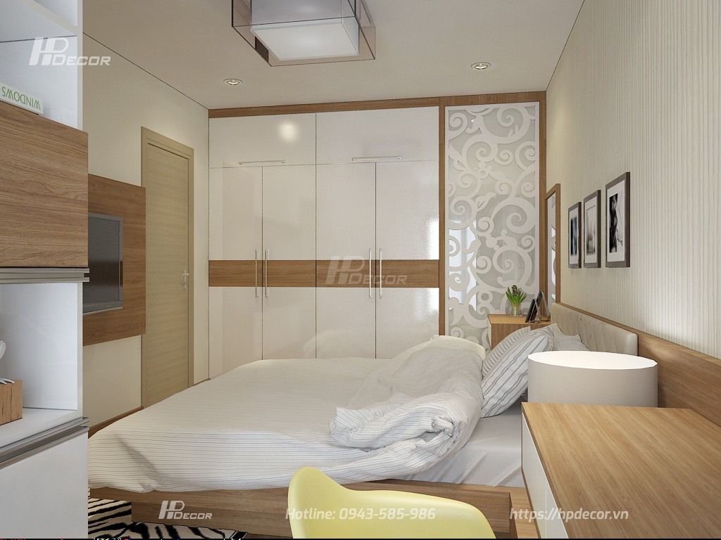 Giường tủ từ gỗ MDF có tính thẩm mỹ cao