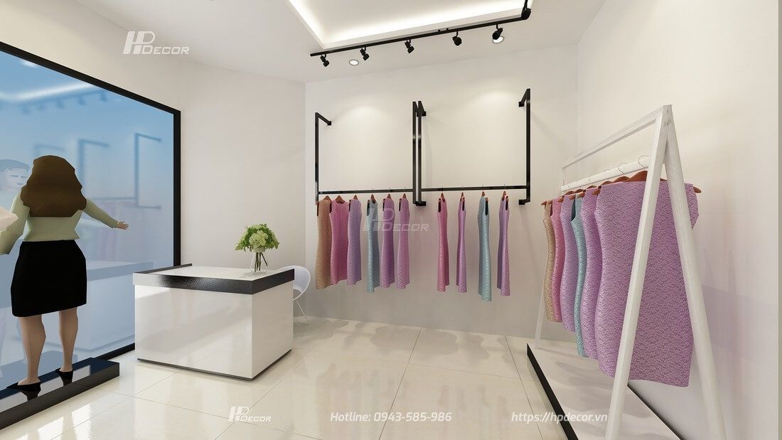 hpdecor.vn-thiết kế shop quần áo nữ nhỏ đẹp