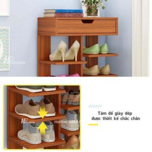 Tu Dung Giay Dep Bang Go 6 Hpdecor
