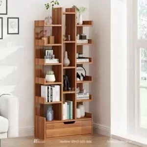 Ke Sach Nho Gon Thiet Ke Hien Dai 3 Hpdecor