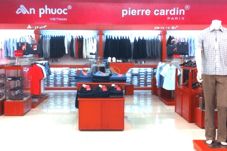 An Phước Pierre Cardin - Thiết kế cửa hàng đẳng cấp, tinh tế