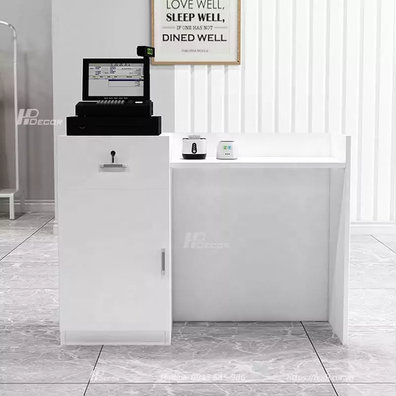Quay Thu Ngan Mini Co Ngan Keo De Do 2 Hpdecor