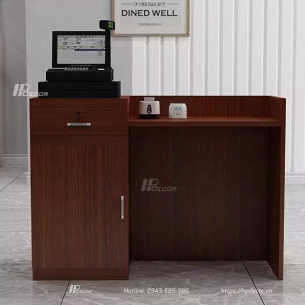Quay Thu Ngan Mini Co Ngan Keo De Do 3 Hpdecor