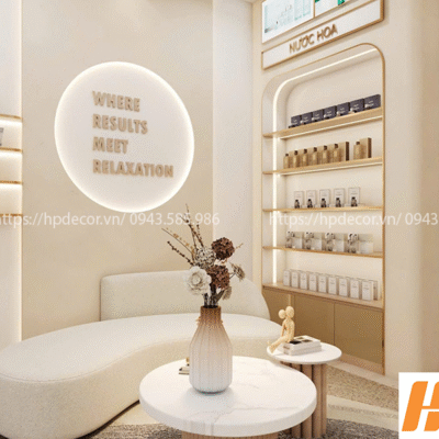 Thiết kế thi công cửa hàng bán nước hoa mỹ phẩm đẹp Thiet Ke Cua Hang Nuoc Hoa 1